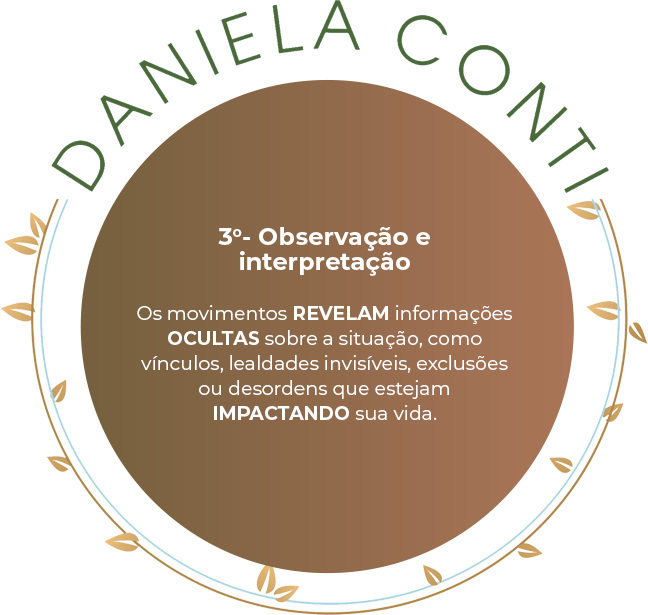 3o- Observação e interpretação Os movimentos REVELAM informaçõ